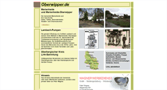 Desktop Screenshot of oberwipper.de